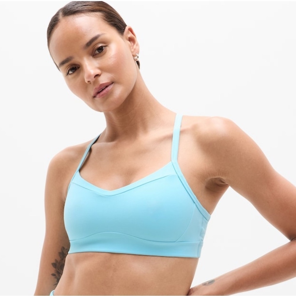 NWT Athleta Vital Aqua Bra Sz Large (Best for A-C Cups)